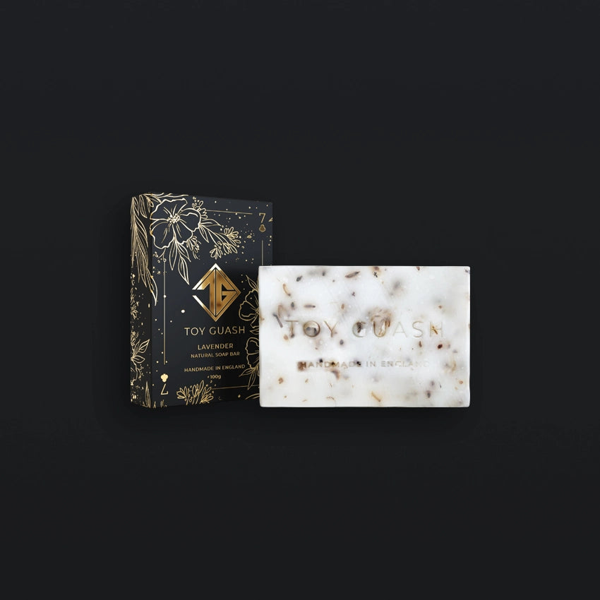 Lavender soap bar with signature gift box by Toy Guash