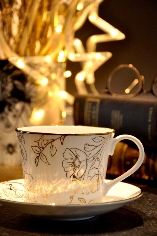 FLORAL • CUP & SAUCER