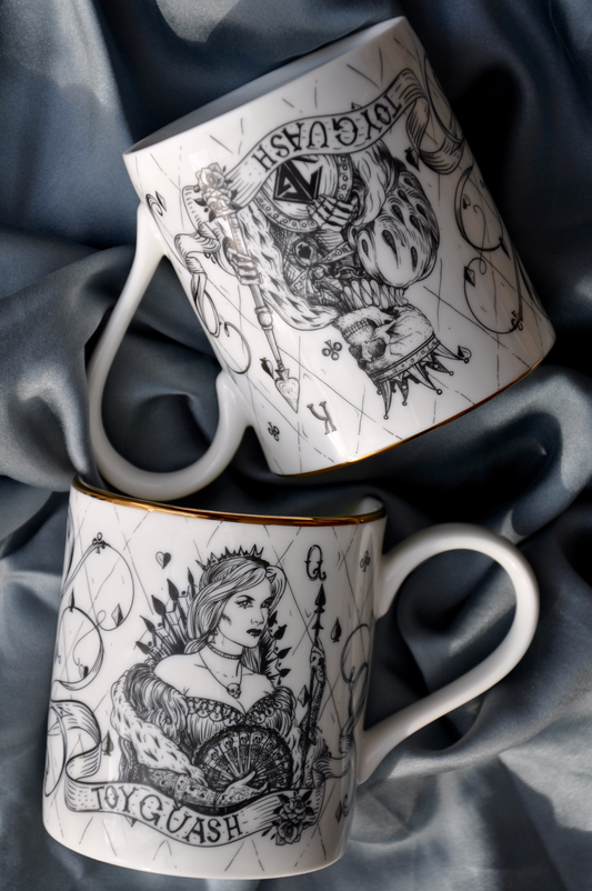 CERAMIC MUG • QUEEN OF ♠