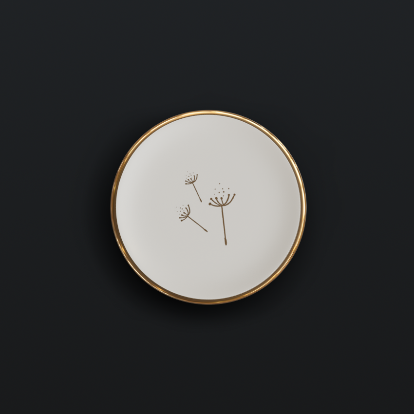 DANDELIONS • 22ct gold