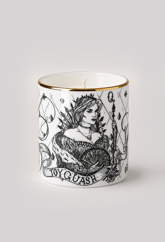 Unlightened Pomegranate • QUEEN OF ♠ •  Luxury Scented Candles