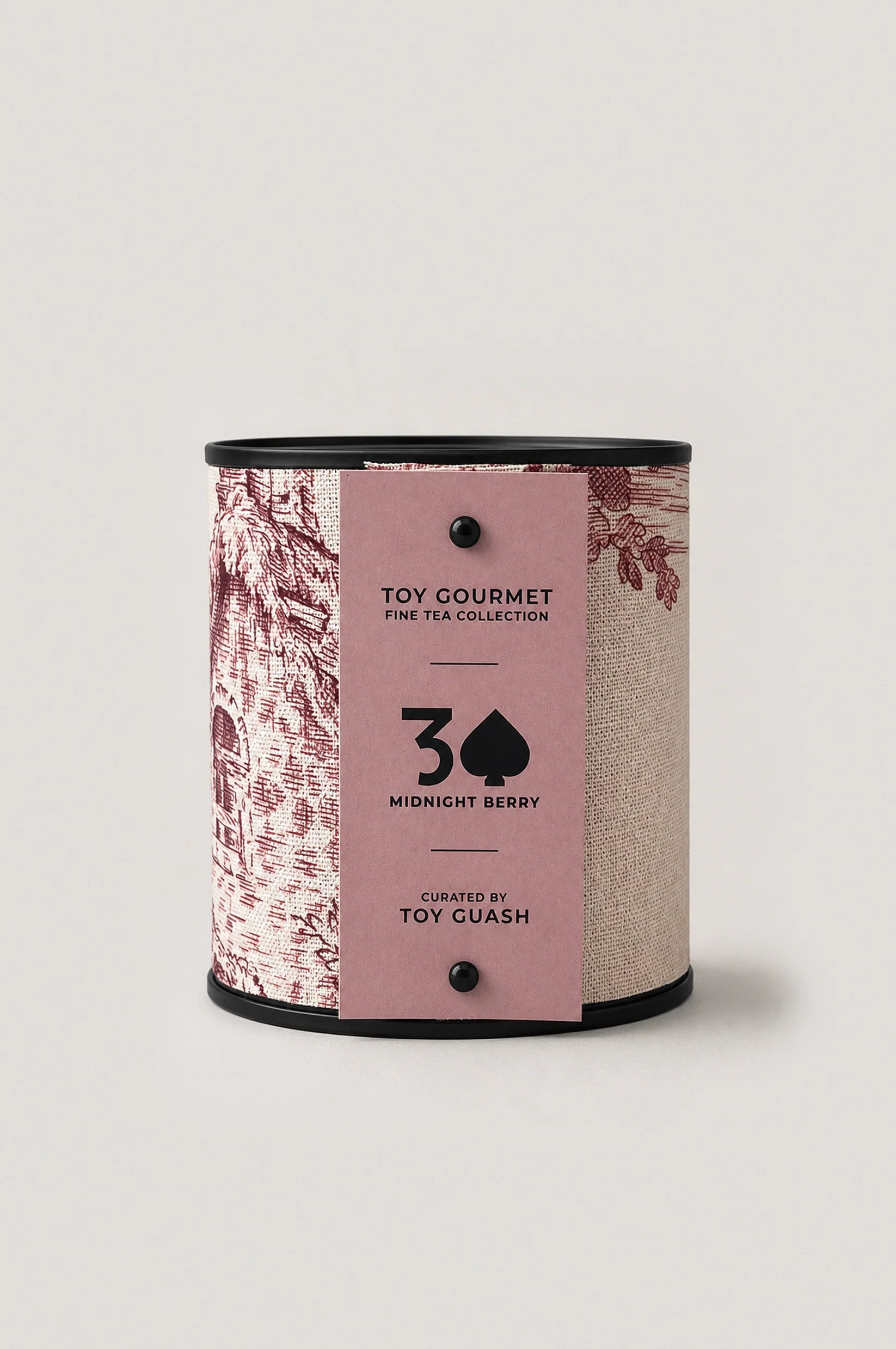 Hibiscus Berry Fruit Infusion loose leaf in a tea tin by Toy Gourmet