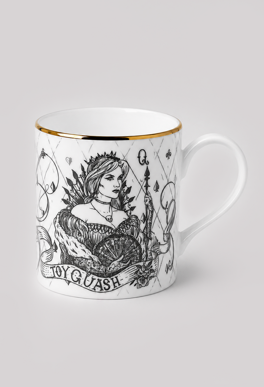 CERAMIC MUG • QUEEN OF ♠