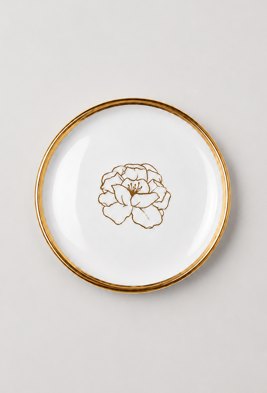 FLORAL • 22ct gold