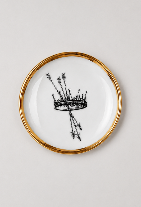 QUEEN OF ♠ CROWN • 22ct gold rim
