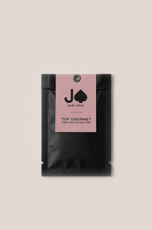 Earl Grey loose leaf tea sachet with natural bergamot oil, Kenyan and Darjeeling black teas by Toy Gourmet