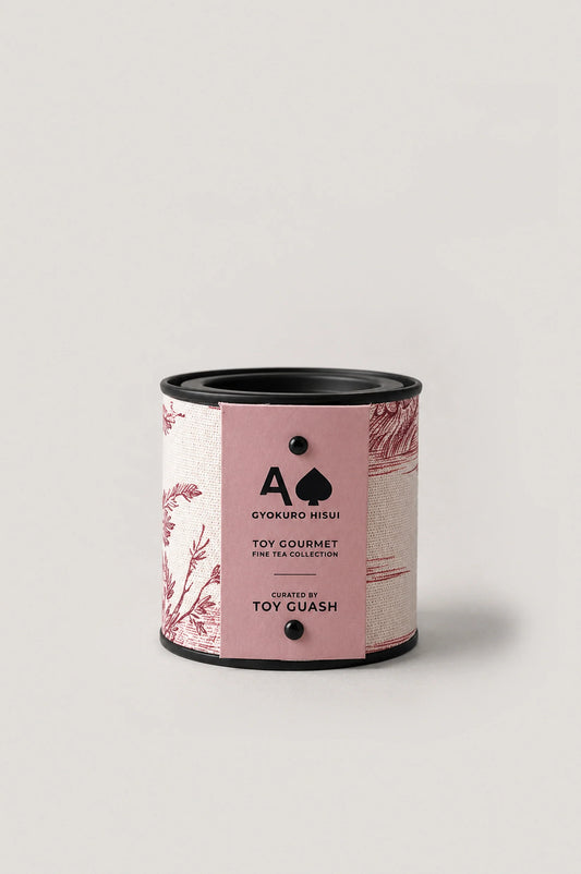 Gyokuro loose leaf green tea tin, premium shade-grown Japanese green tea from Kagoshima by Toy Gourmet