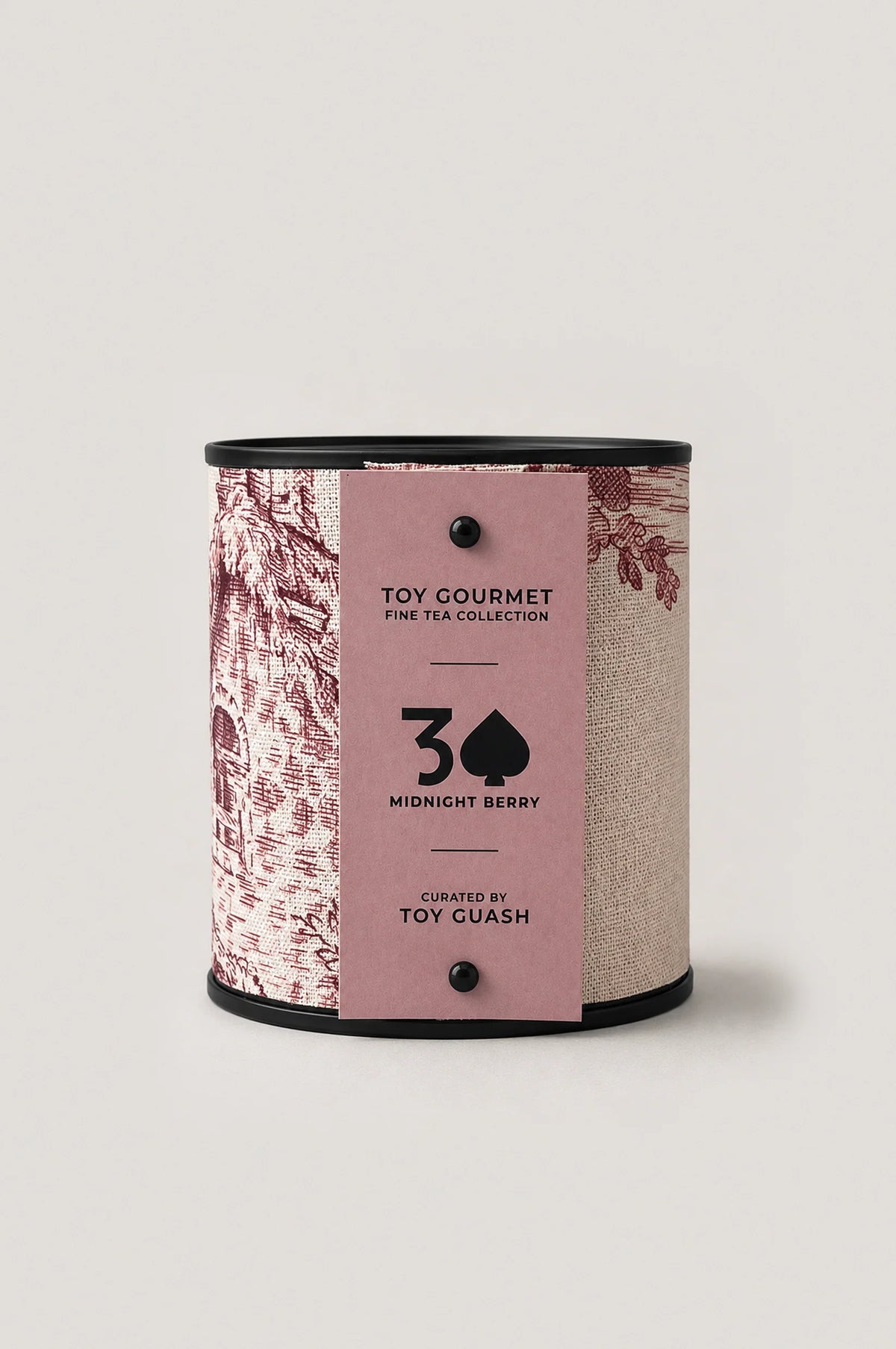 Hibiscus Berry Fruit Infusion loose leaf in a tea tin by Toy Gourmet