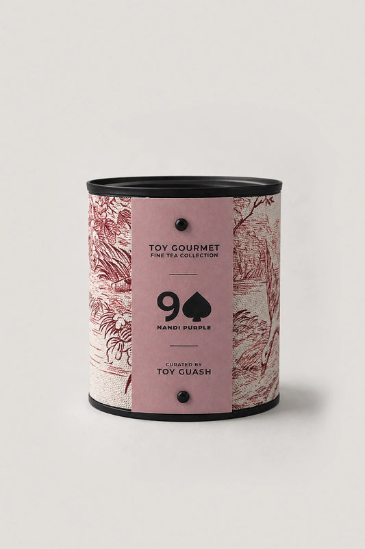 Kenyan purple tea loose leaf tin, rare purple tea from Nandi Hills Kenya by Toy Gourmet