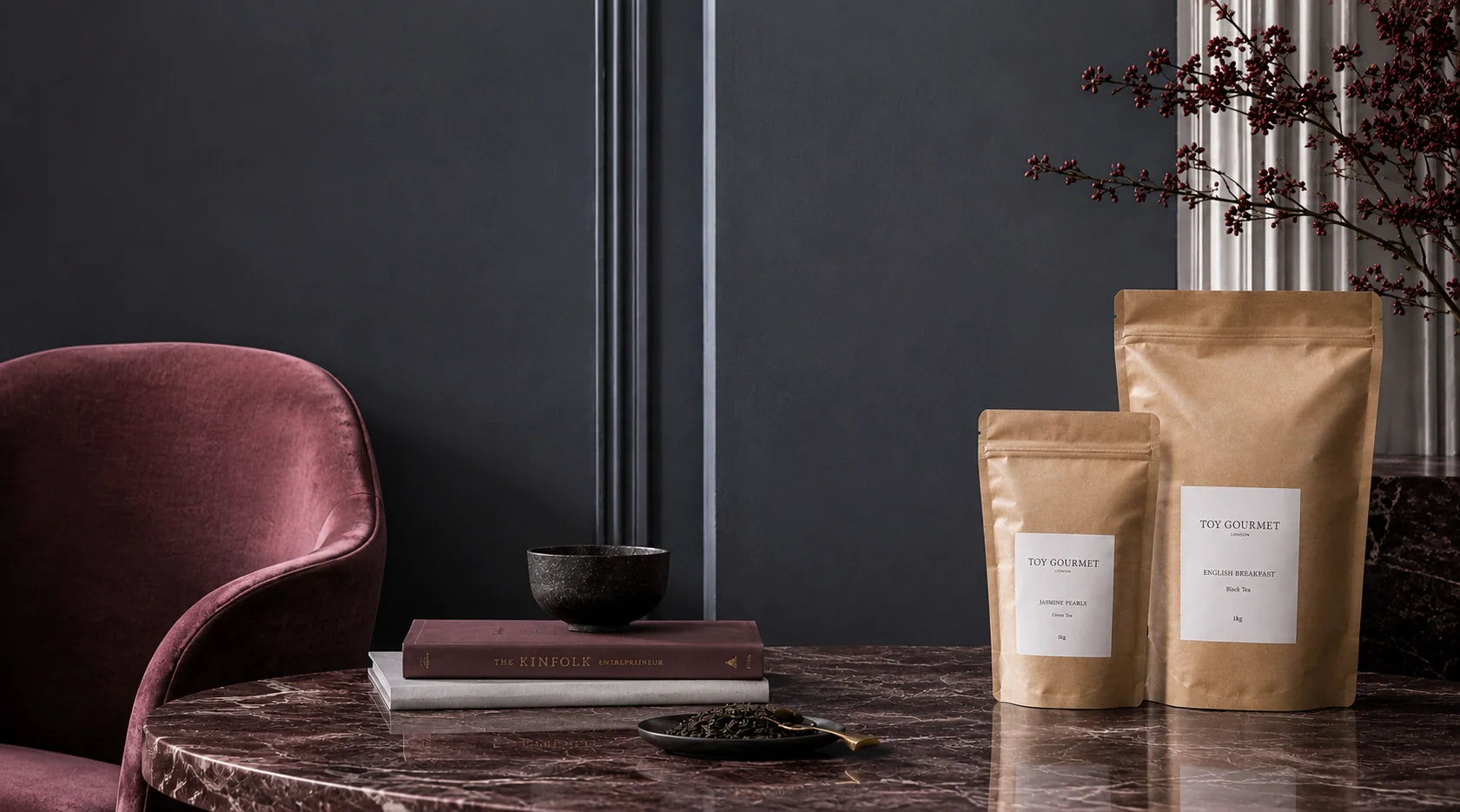 Loose leaf tea catering packs for offices, hotels and hospitality spaces