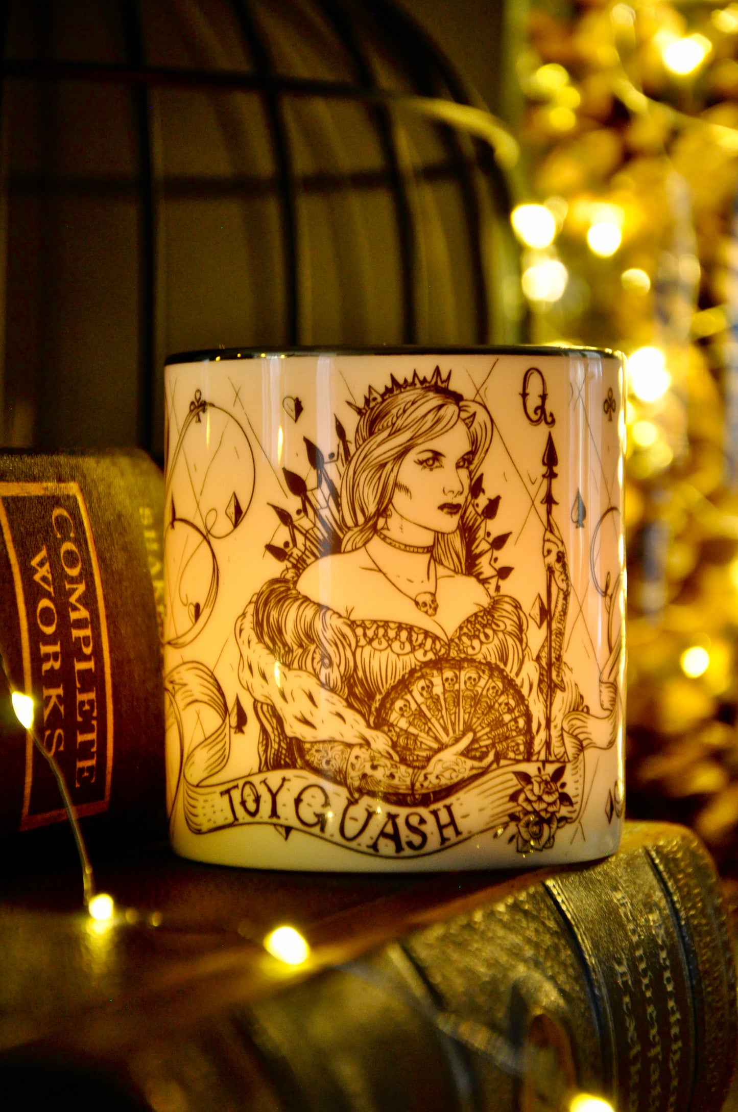 Unlightened Pomegranate • QUEEN OF ♠ •  Luxury Scented Candles