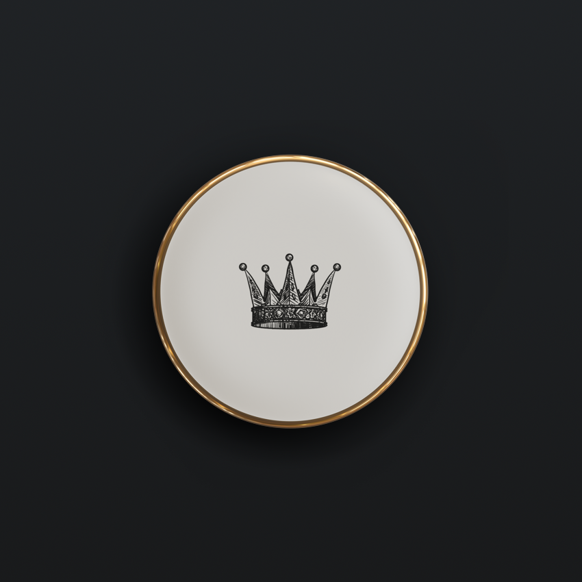 KING OF ♠ CROWN • 22ct gold rim